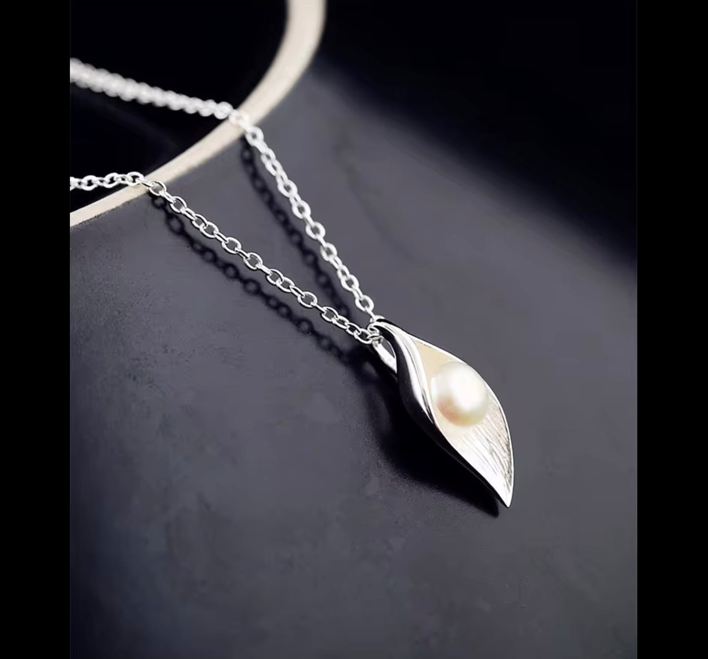 925 Sterling Silver Leaves Necklace & Pendants