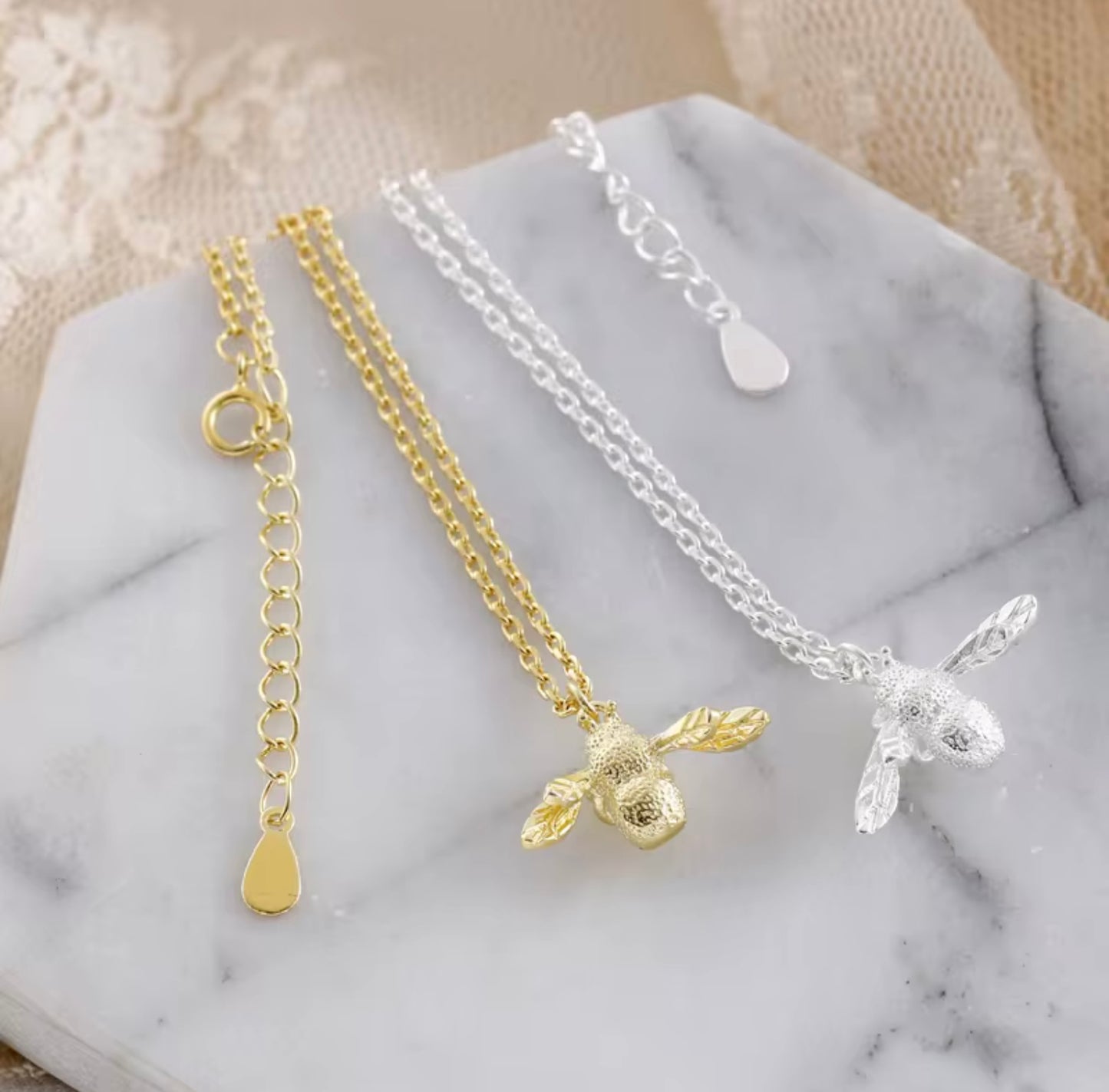 925 Silver High Quality Jewelry Bee Bracelet