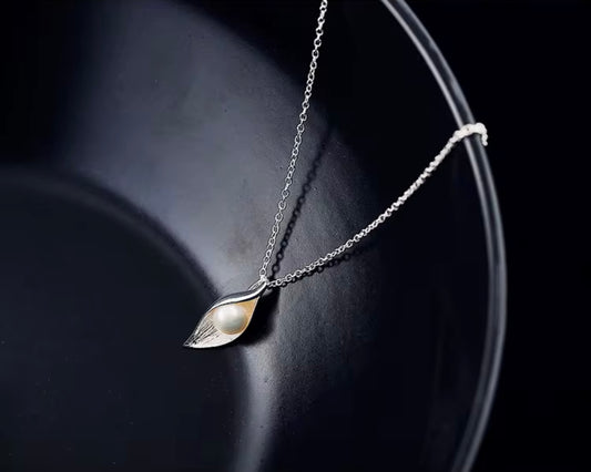 925 Sterling Silver Leaves Necklace & Pendants