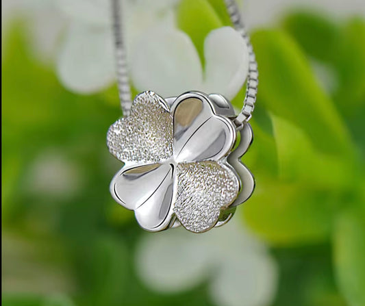 New Fashion Jewelry Chain 925 Silver Four Leaf Clover Necklace